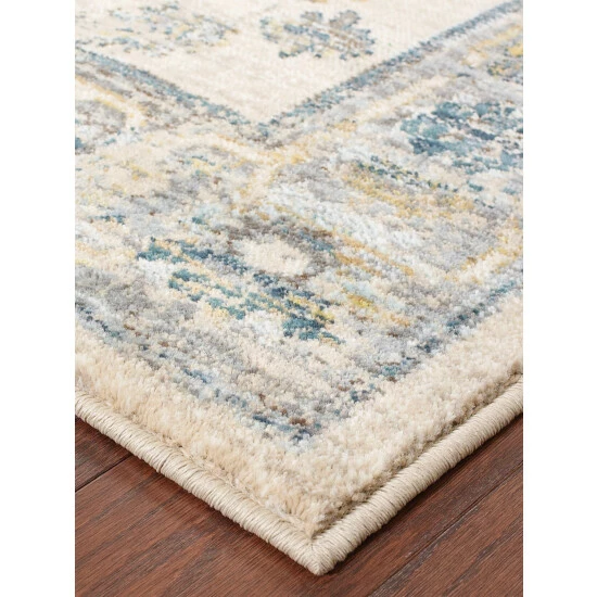 Vermont Country Store Sandgate Floral Rectangle Area Rug Ivory - Image 2