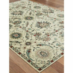Vermont Country Store Ivory Rockingham Heirloom Area Rug