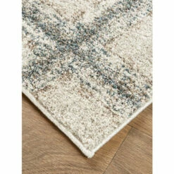 Vermont Country Store Watertown Windowpane Area Rug Beige