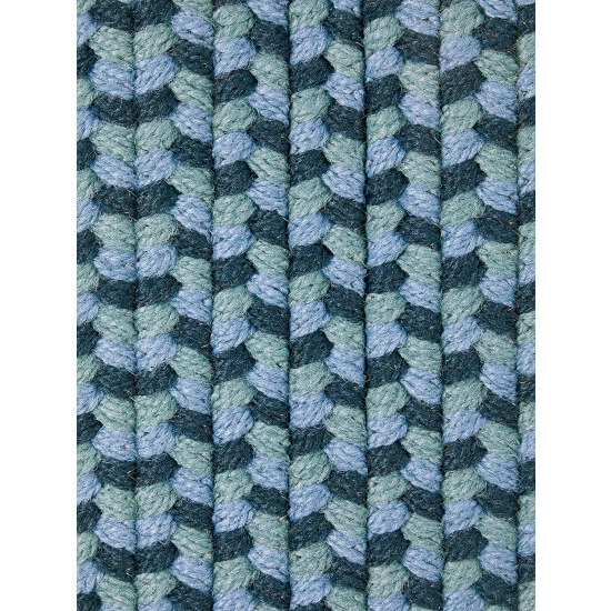 Vermont Country Store Mount Mansfield Multicolor Braided Oval Stair Tread, Set Of 13 Tan Multi - Image 2