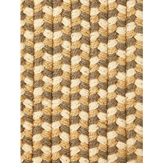 Vermont Country Store Mount Mansfield Multicolor Braided Oval Stair Tread, Set Of 13 Tan Multi - Image 7