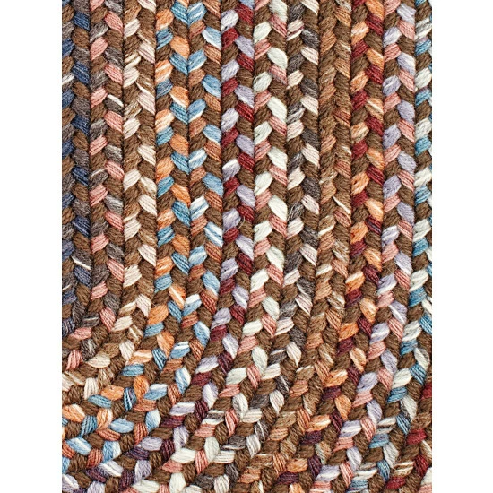 Vermont Country Store Northshire Multicolor Braided Oval Wool Runner Green Multi - Image 13