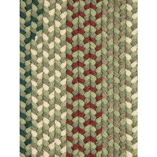 Vermont Country Store Mount Mansfield Indoor/Outdoor Multicolor Braided Round Rug Brown Multi - Image 3