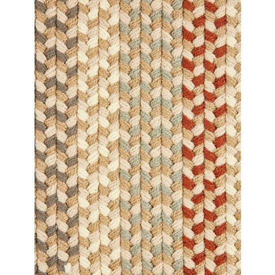 Vermont Country Store Mount Mansfield Indoor/Outdoor Multicolor Braided Round Rug Brown Multi - Image 4