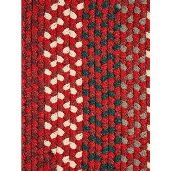 Vermont Country Store Mount Mansfield Indoor/Outdoor Multicolor Braided Round Rug Brown Multi - Image 6