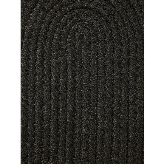 Vermont Country Store Mount Mansfield Indoor/Outdoor Solid Braided Oval Rug Light Brown - Image 7