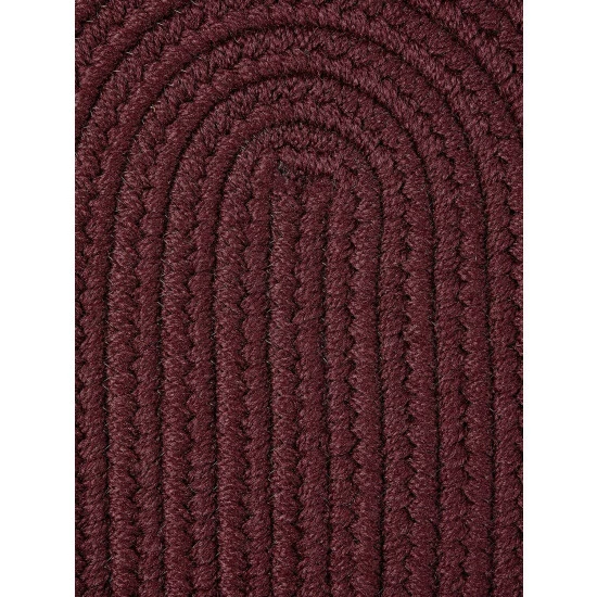 Vermont Country Store Mount Mansfield Indoor/Outdoor Solid Braided Oval Rug Light Brown - Image 13