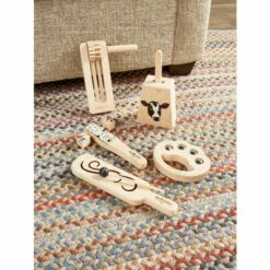 Vermont Country Store Classic Wooden Noisemakers, Set Of 5