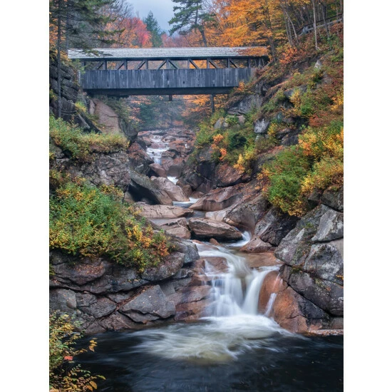 Vermont Country Store New England Covered-Bridge Jigsaw Puzzle, 1000 Piece