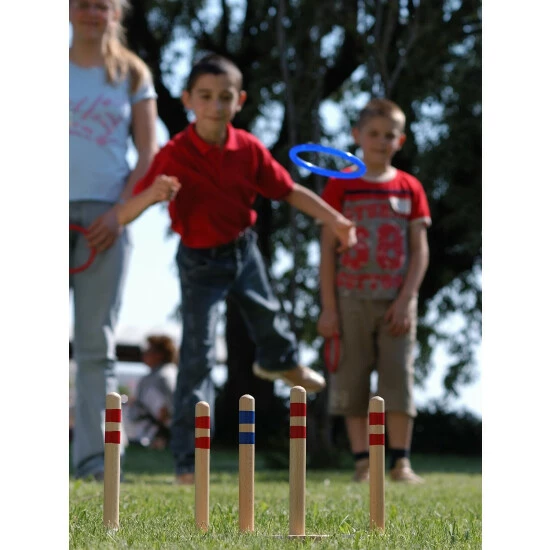 Vermont Country Store Classic Wooden Ring Toss Game - Image 2