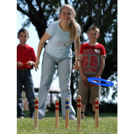 Vermont Country Store Classic Wooden Ring Toss Game - Image 3