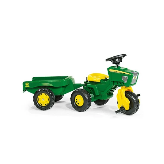 Vermont Country Store Kid's John Deere Tractor With Trailer - Image 2
