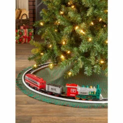 Vermont Country Store Dual-Level Christmas Tree Train Set