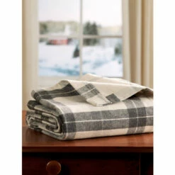 Vermont Country Store Slender Space-Saving Laundry Hamper Gray