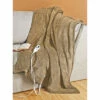 Biddeford Super-Soft Washable Electric Fleece Throw Gray