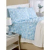 Lanz Of Salzburg Lanz Sleeping Moon And Stars Portuguese Cotton Percale Sheet Set Blue