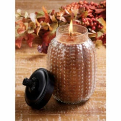 Vermont Country Store Pumpkin Jar Candle, In 2 Sizes