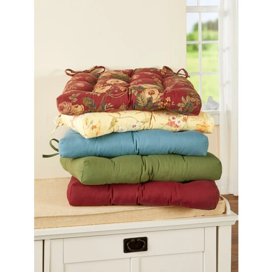 Vermont Country Store Never-Flatten Chair Pad, In 2 Sizes Tan - Image 3