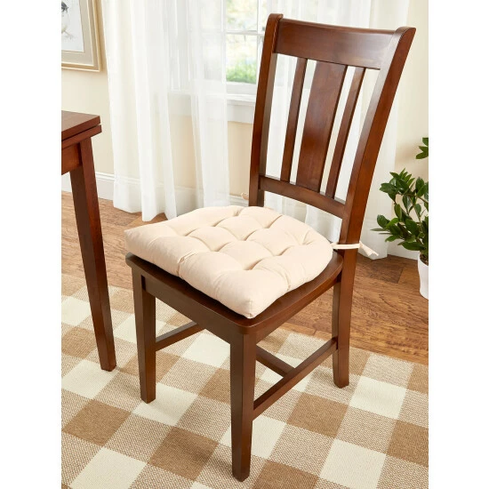 Vermont Country Store Never-Flatten Chair Pad, In 2 Sizes Tan - Image 12